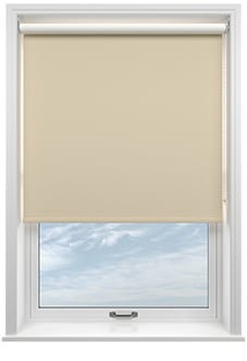 Verona (Blackout), Beige - Motorised Roller Blind